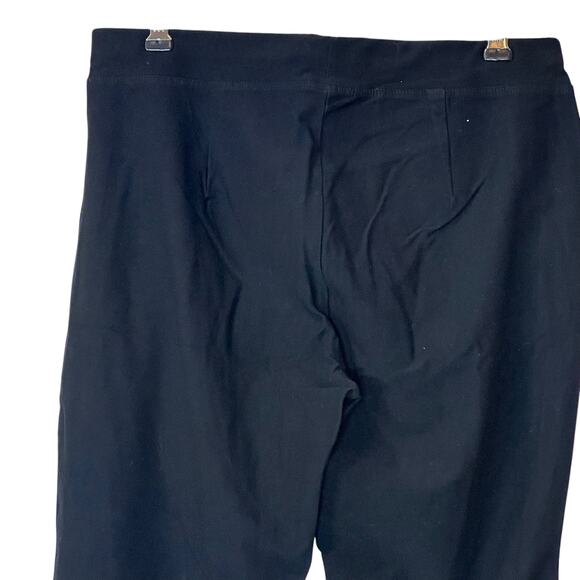 Eileen Fisher Pull-On Tapered Leg Ankle Length Pant Black Women XS - Picture 5 of 6